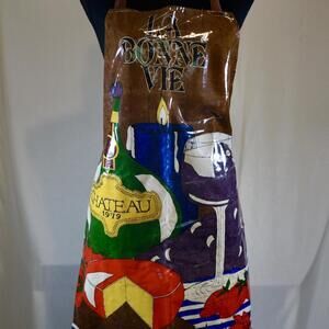 La Bonne Vie graphic apron